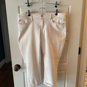 Levi's Denzen Modern Crop Jeans White